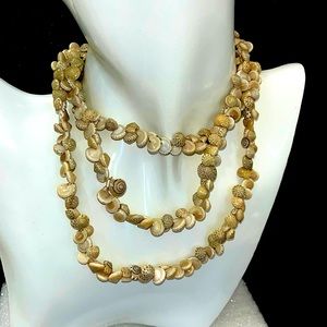 Extra/Long Snail Shell Necklace